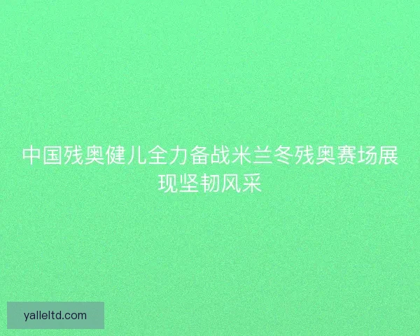中国残奥健儿全力备战米兰冬残奥赛场展现坚韧风采 中国残奥健儿全力备战米兰冬残奥赛场展现坚韧风采